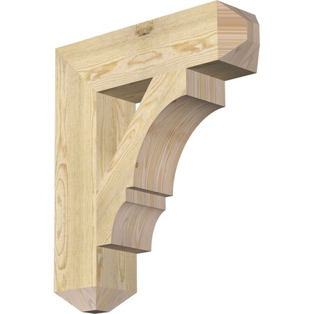 Ekena Millwork Balboa Craftsman Rough Sawn Bracket, Douglas Fir, 6"W x 24"D x 28"H BKT06X24X28BOA04RDF